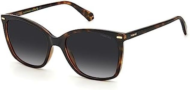 Polaroid Women's PLD 4108/S Sunglasses, HAVANA, 55