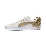 PUMA Womens Womens Suede Bow Varsity Trainers in Off White - UK 3.5