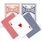 NCS35® Deluxe Plastic Coated Playing Cards - 2-Pack Set - Vibrant Red & Blue Decks - Ideal for Poker, Card Games, and Family Entertainment Playing Cards