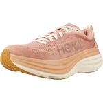 HOKA ONE ONE Women's Bondi 8 Sneaker, Sandstone/Cream, 6.5 UK