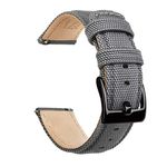 Ritche Sailcloth Watch Band Quick Release Watch Strap Compatible with Samsung Galaxy Watch 6 Band Classic 43mm 47mm 40mm 44mmTimex / Seiko / Fossil / Citizen Watch Bands for Men Women, Valentine's day