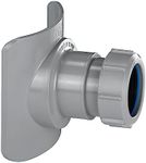 McAlpine BOSSCONN82T-GR 3 x 1.5 Inch Grey Soil Pipe Boss Connector