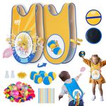 JOY SPOT! Stick Ball Vest Dodgeball Game, Catch Tail Game Belt, Water Balloons, Kids Changing Dodge Tag Game Throwing Balls, Splash Fights for Swimming Pool Backyard Outdoor Indoor Party Favors