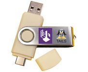 Linux Tails Operating System Install Bootable Boot Live USB Flash Thumb Drive - Use The Internet anonymously and circumvent Censorship USB-C Compatible