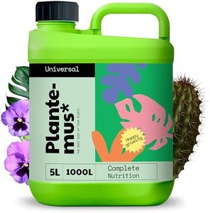 PLANTEMUS Concime Universale Liquido per Piante d'Interno e d'Esterno, Fiori, Alberi, Arbusti, Concime Nutrizionale di Qualità Professionale, 5 L