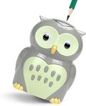 Eagle Cartoon Electric Pencil Sharpener, Battery Operated, Automatic Powered Pencil Sharpener, Perfect for Home, Classroom, School, Ideal for Kids, Student.(Owl)