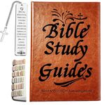 GAOMEIDA 66-Page Bible Study Guide with Scripture Bookmark and Bible Tabs: A Yearlong Devotional Bible Study Journal for Women, Prayer Prompts, Daily Scripture Quotes, Cross-References & Reflection