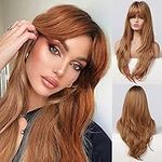 Honygebia Ginger Wig with Bangs - A