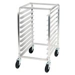 Sheet Pan Rack, Half-Height, 10-Tier, 3" Spacing, Aluminum, KD, No Break, NSF