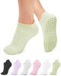 6 Pairs Pilates Grip Socks - Non Sl