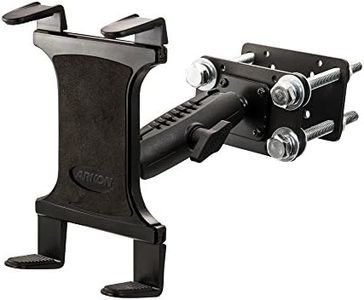 ARKON Mounts - Front Guard Mount with Tablet Holder | Forklift Accessories | Forklift Tablet Mount | Effortless Installation | Industrial Strength | Fits iPad and Samsung Tablets