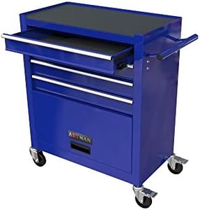 Tool Sets and Mechanic Tool Set Cabinet with Wheels and Handle, 4-Drawer Heavy Duty Metal Cabinet - 238 Piece Tool Kits for Adults Mechanics Workshop Maintenance and Repair Projects - Blue