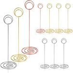 HomWanna Table Number Holders 10Pcs - 8.75 inch Place Card Holder Tall Table Number Stands for Wedding Party Graduation Reception Restaurant Home Centerpiece Decorations Office Memo (Mix Colors)