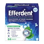 Efferdent Plus Mint Anti-Bacterial Denture Cleanser Tablets, 44 Count