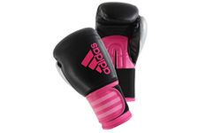 adidas Boxhandschuhe Hybrid Head Guard, Black/Shock Pink, 10