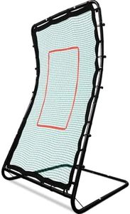 KAIDIDA Baseball Rebounder Net 6x3.5 FT Softball Pitch Back Net Baseball Bounce Back Netting for Adults Outdoor Volleyball Indoor Trainer Rebound Net