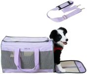 BELLA & PAL Large Dog Carrier Cat Carriers, Pet Carrier for Small Medium Dogs Cats Under 22Lbs, Collapsible Soft Sided Travel Carrier