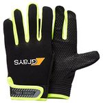 GRAYS G500 GEL GLOVES - BLACK/NEON YELLOW (MEDIUM)