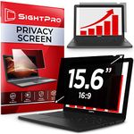 SightPro 15.6 Inch 16:9 Laptop Privacy Screen Filter - Computer Monitor Privacy Shield and Anti-Glare Protector