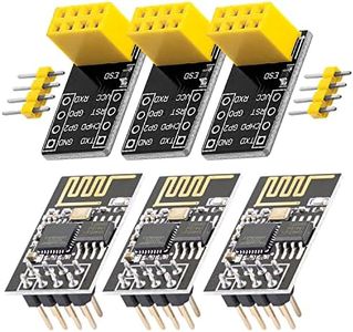 AZDelivery 3 pcs ESP8266-01S ESP-01S Modulo WiFi con Adaptador Breadboard Compatible con Arduino con E-Book Incluido!