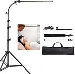 GSKAIWEN Photography Studio LED Lighting Kit with Light Stand Bag Soft Tube for Beauty, Eyebrow, Tattoo, Makeup, Dentistry, Eyelash, Portrait, Product Photography Fill Light, Studio Photography Light