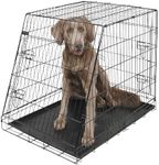 Kerbl Slanted Front Dog Cage Collapsible 2 Doors, 76 x 54 x 64 cm, Black