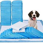 Pet Training Pads 60pcs 90x60cm Dog Pee Pads Training Pee and Potty Pads with Quick Drying Surface and Absorbent Core Heavy Duty (Extra Large, 60, Piece)