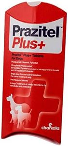 Chanelle Prazitel Plus Flavour Wormer for Dogs, Pack of 24 tablets