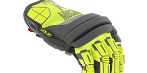 Mechanix Wear: Hi-Viz M-Pact 2 Work Gloves - Touch Capable, EVA Foam Impact Protection, Absorbs Vibration (Large, Fluorescent Yellow)