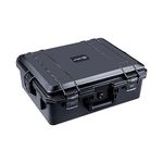 Lykus HC-4620 Waterproof Hard Case with Customisable Foam, Inner Size 46x36x18 cm, Suitable for Camera, Projector, Laptop, Electronics and More