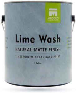 Meoded Paint & Plaster | Authentic Lime Wash Paint | Natural Matte Mineral Finish | Interior & Exterior (Charcoal)
