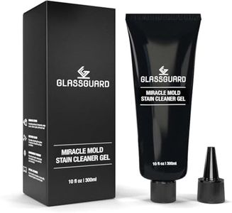 GlassGuard Miracle Mold Cleaner Gel for Kitchen - 10 fl oz Mold Cleaner for Bathroom Shower - Grout Cleaner for Bathtub/Glass/Tile & Silicone Surfaces