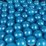 VOTYSOM 100 Ball Pit Balls, Balls for Ball Pit 2.36inches Phthalate&BPA Free Plastic Ocean Colour Play Balls for Kids Toddlers and Babys, Blue