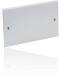 Merriway BH02677 Electric Switch Socket Double Blank Plate - White