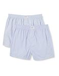 Levi's Men's Woven Boxer Shorts, Light Blue, S UK