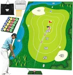 TOY Life Chipping Golf Game Mat Indoor Outdoor Games for Adults and Family Kids Outdoor Play Equipment Stick Chip Game Indoor Golf Set Backyard Games Sport & Outdoor Toys for Kids Ages 8-12 & Adults