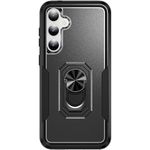 SaharaCase Military Kickstand Series Case for Samsung Galaxy S23 FE (2023) - Rugged Protection Anti-Slip Grip Slim Fit with Kickstand (Black)