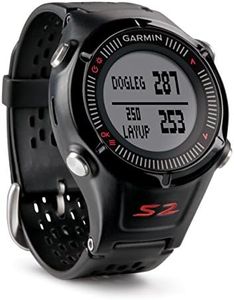 Garmin Approach S2 GPS Golf Watch with Worldwide Courses (Black)