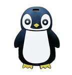 TTOA - Cute Black Penguin Luggage Tag | Baggage Tag | Kawaii Suitcase Tag