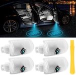 Car Door Lights, Door Lights Logo Projector Compatible with LS/ES/is/LX/LC/RX/GS/GX/RC/UX Car Accessories, No Fade HD LED Car Welcome Lights (for LEE-XXUU-, 4)