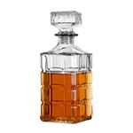 Whiskey Decanter for Bourbon, Scotch Wine Liquor - 750ml