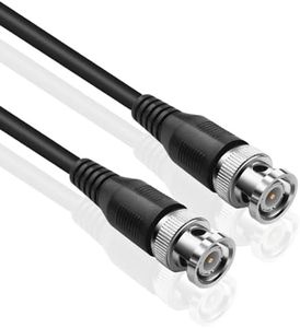 TNP SDI Cable Connectors RG6 Coaxial Cable Male to Male - Heavy Shielding, BNC to BNC Cord Connectors, HD SDI BNC Cable, Long Cable Cord, 75 Ohm Cable, 15FT