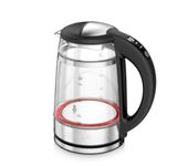 Cuisinart 1.7L Glass Kettle with Touch Screen Variable Temperature Control|Double Walled Glass, Safe to Touch| Illumination|3KW Rapid Boil|BPA-Free|Non-Drip Spout|360° Swivel Base|One-Cup Marking