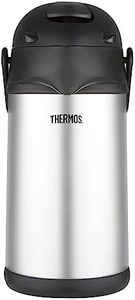 THERMOcafe by Thermos Stainless Steel Vacuum Insulated Pump Pot, 2.5L, Stainless Steel, P3025AUS