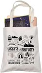 Hospital Doctor Anatomy Fans Merchandise Grey's Lover Shopping Bag for Friends Female Friendship Birthday Gifts (Grey's-A)