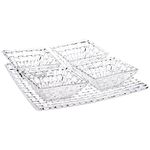 Nachtmann Crystal Bossa Nova Square Plate Set (Clear) -Set of 5