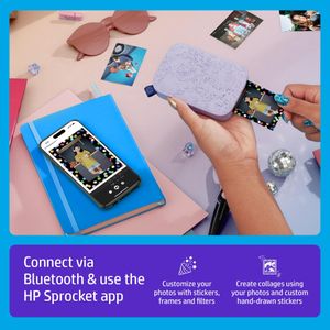 HP Sprocket 2x3 Portable Photo Printer – Purple