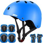 Kids Helmet Boys Girls Outdoor Sports Protective Gear Set [Knee&Elbow Pads and Wrist Guards]and Adjustable Helmet for Roller Scooter Skateboard Bicycle（3-8Years Old）