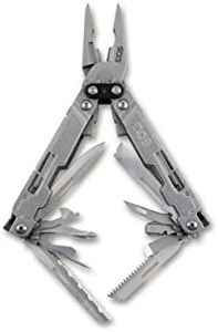 SOG PowerACCESS Deluxe Sheath + HEX KIT Multitool, argento, taglia unica