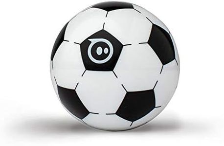 Sphero M001SRW Mini Soccer: App-Controlled Robot Ball,STEM Learning & Coding Toy, Ages 8 and Up, Soccer Black and White